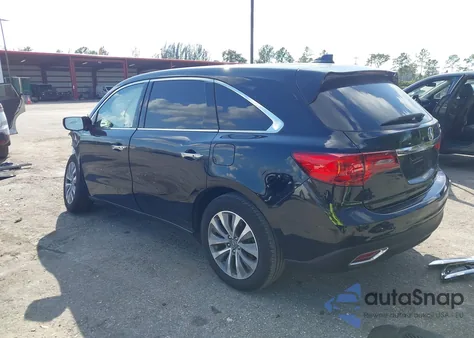 2015 Acura Mdx Technology Package z USA, uszkodzony, nr VIN 5FRYD4H44FB021982